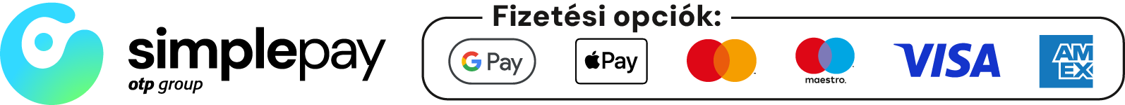 SimplePay - elfogadott fizetési módok